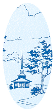 DG5000-560-BL-BL Church on Hill Blue-Blue